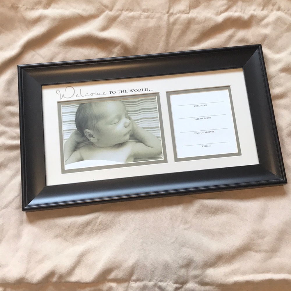 Welcome Baby frame